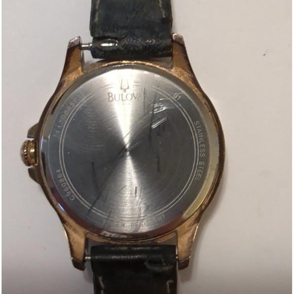 Bulova Adventure Rose Gold Dial Leather Ladies Watch 97L113 main image 4